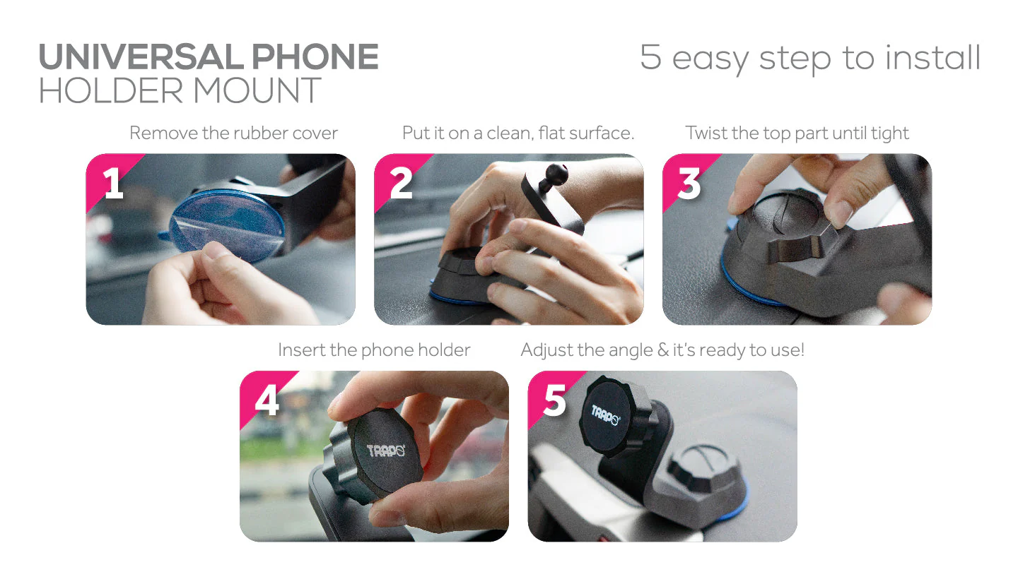 Trapo Universal Phone Holder Mount - Image 6
